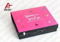 Fashion Coloured Cardboard Storage Boxes , Recycled Cardboard Jewelry Boxes For Necklaces