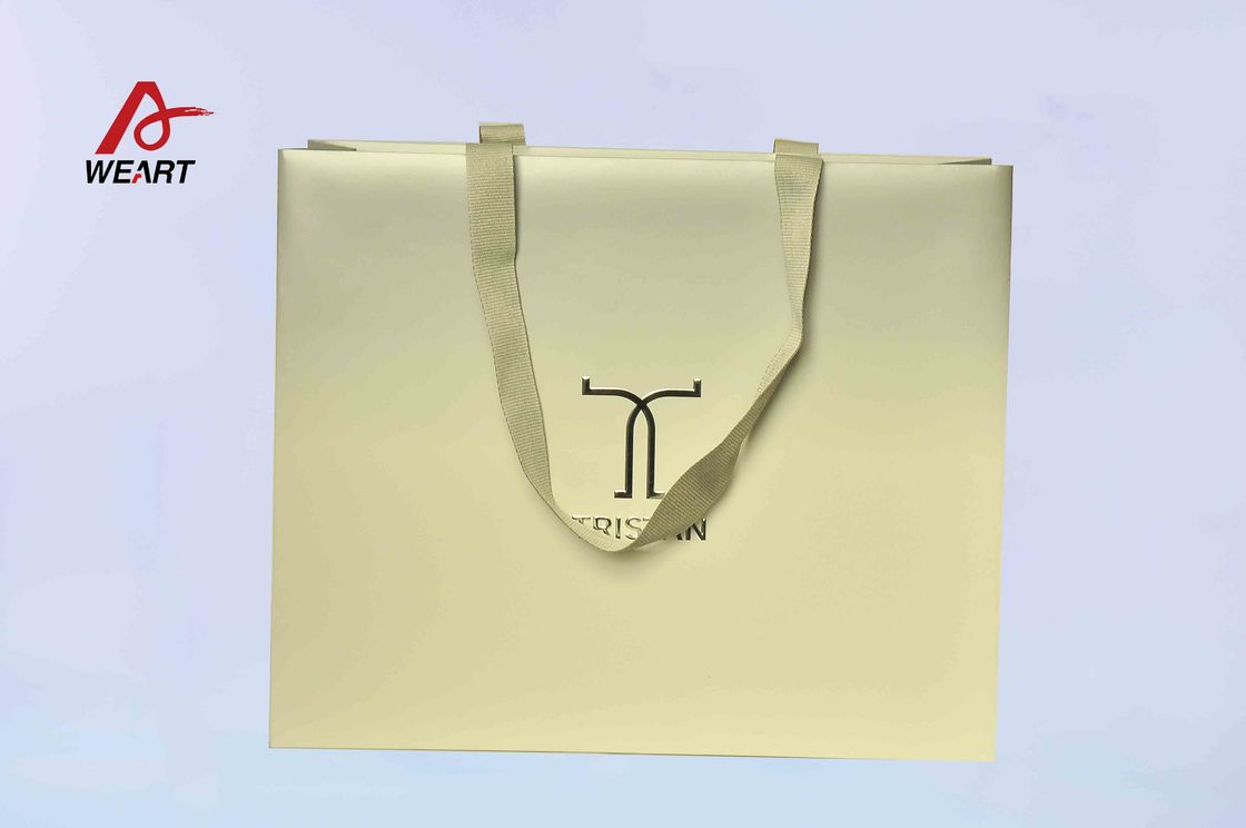 Strong And Durable Retail Paper Bags Environment - Friendly Material