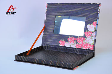 China Customized Printed Cosmetic Paper Box With Mirror supplier