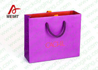 Grey & Pink Coloured Paper Gift Bags For Weddings 210gsm Material