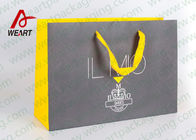 Modern Monogrammed Gift Bags Paper Material , Colored Printed Retail Bags