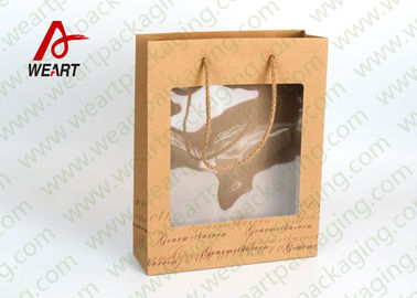 Cotton Handle Promotional Paper Bags For Goodie Bags 435 * 130 * 540