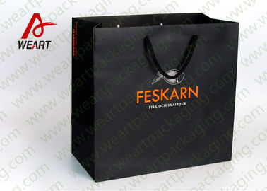 Cotton Handle Promotional Paper Bags For Goodie Bags 435 * 130 * 540