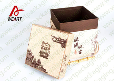 Golden Coated Customized Cardboard Gift Boxes With Lids CMYK Printing