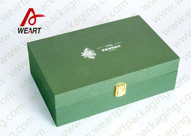 Whole Blue Printed Customized Paper Box For Jewery Laser Logo Suface