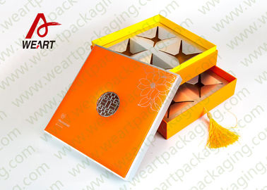 Two Layered Individual Recycled Paper Gift Box With Magnets UV Varnish Suface