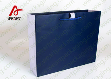 Fashion Designer Custom Merchandise Bags Kraft Paper Sacks PP Rope