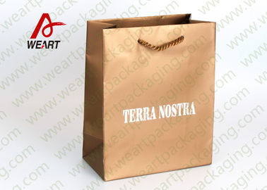 Recycled Pink Color Custom Printed Paper Bags No Minimum 300 * 130 * 415