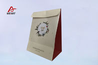 CMYK Printing Christmas Paper Bags , Paper Christmas Bags Environmentally Friendly