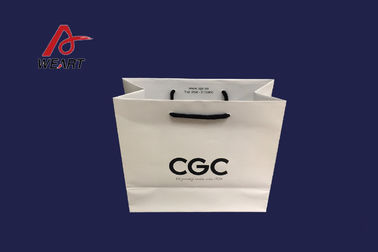 Custom Printing Art Paper Bags Econamy White Gift Bags With Matte Lamination