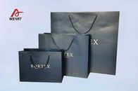 Embossed Logo Art Paper Bags Different Design Style For Gift Daily Commodities