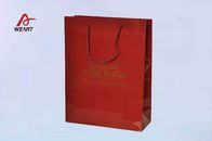 Bright CMYK Color Custom Paper Bags Fashin Design Matte Lamination Surfance