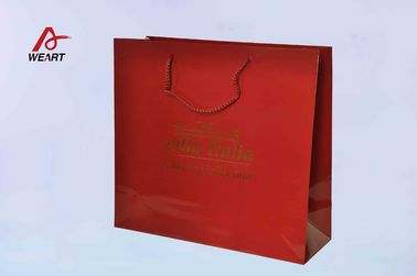 Bright CMYK Color Custom Paper Bags Fashin Design Matte Lamination Surfance