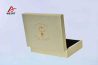 Jewelry Customized Paper Box Book Type Box Gold Color Hot Stamped Surface