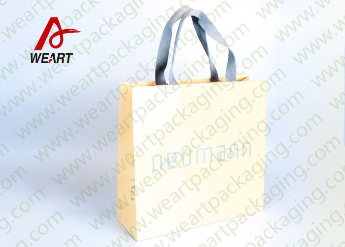 Cotton Rope LOGO Printable Promotional Paper Bags Small Size OEM