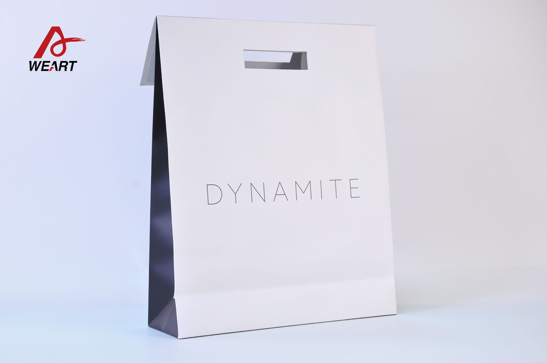 Die Cut Handle Offset Printing Custom Paper Shopping Bags 18*9*25cm